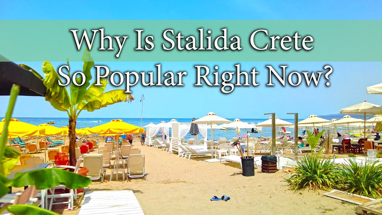 Stalida, Crete 🇬🇷 | Can't Wait to Explore This Stunning Seaside Gem! 🌊✨ | 4K Walking Tour