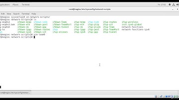 RHCE - Network Interface Teaming - 7  Team configuration