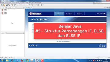 Belajar Java Dari Awal - 5 - Struktur Percabangan IF, ELSE dan ELSE IF Pada Pemrograman Java