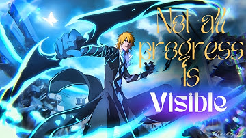 Not all progress is visible