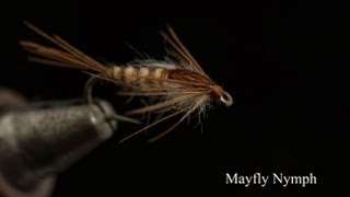 How to tie a Mayfly Nymph from Fishtec