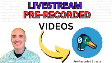 How to do a Pre-Recorded Livestream Vidoes - How To Stream Pre-Recorded Video Streamyard Review