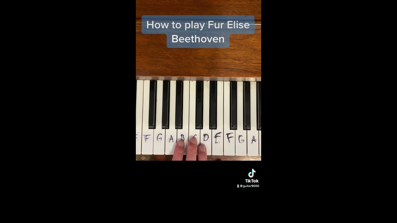 Fur Elise Beethoven Piano Lesson