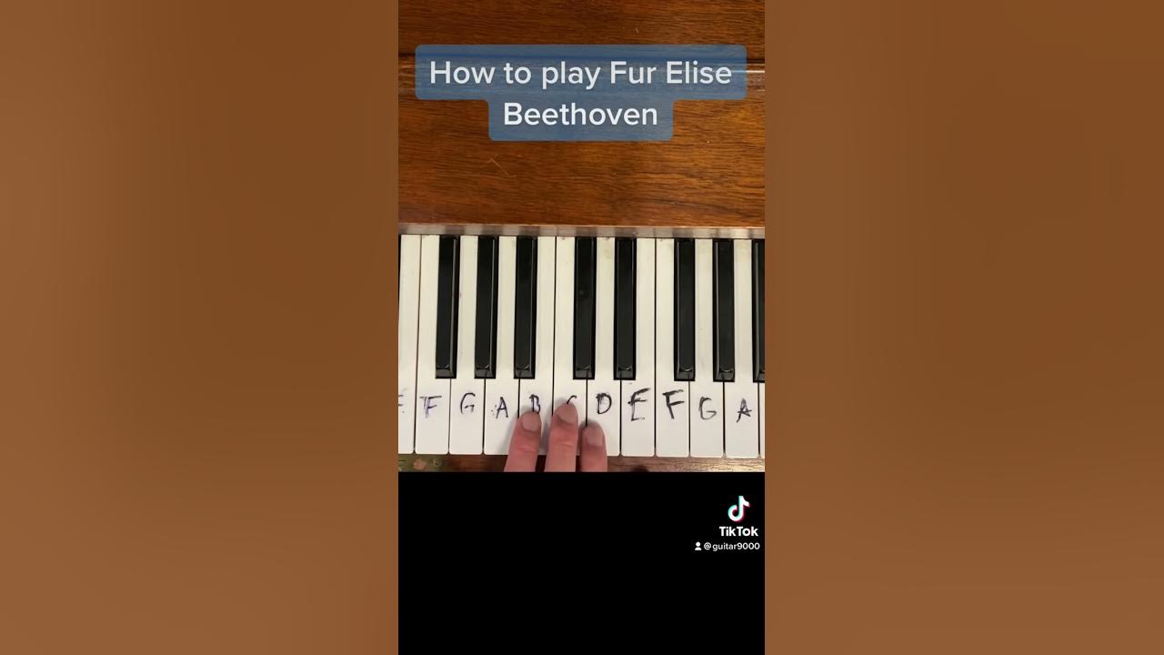 Fur Elise Beethoven piano lesson Fur Elise Beethoven piano lesson