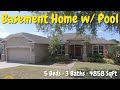 BASEMENT Home with a Pool in Clermont Florida For Sale! | 5 Beds • 3 Baths • 4858 SqFt | *PENDING*