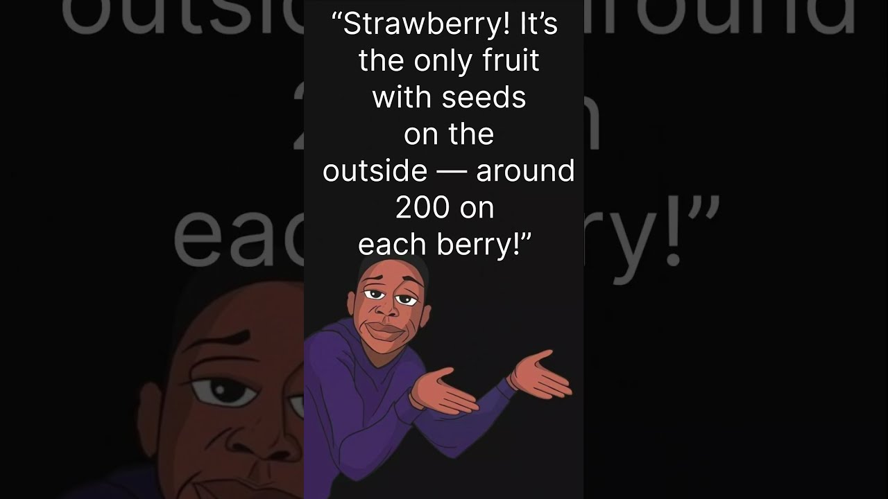  Which Fruit Has Its Seeds On The Outside Trending Viral Shorts Youtubeshorts Usa Ytshorts