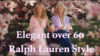 Elegant Fashion for Women Over 60: Embracing Timeless Ralph Lauren  Style Ai