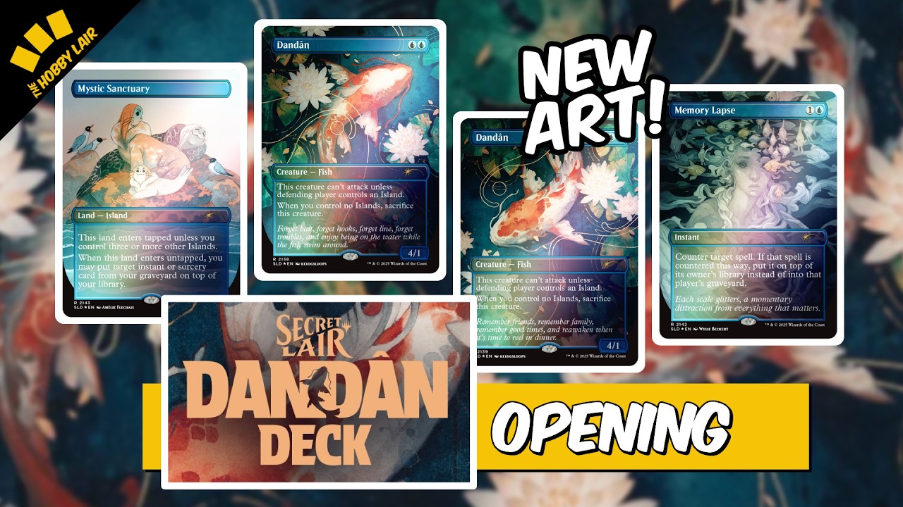 NEW Dan Dan MTG Secret Lair Opening! Crazy Fast Shipping Speed
