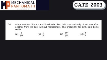 Q-36 | GATE Mechanical-2003 Solved Paper | GATE Mechanical Previous Year Question Solution