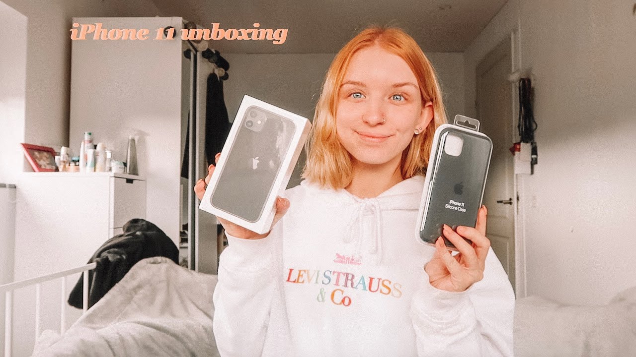 black iPhone 11 unboxing !