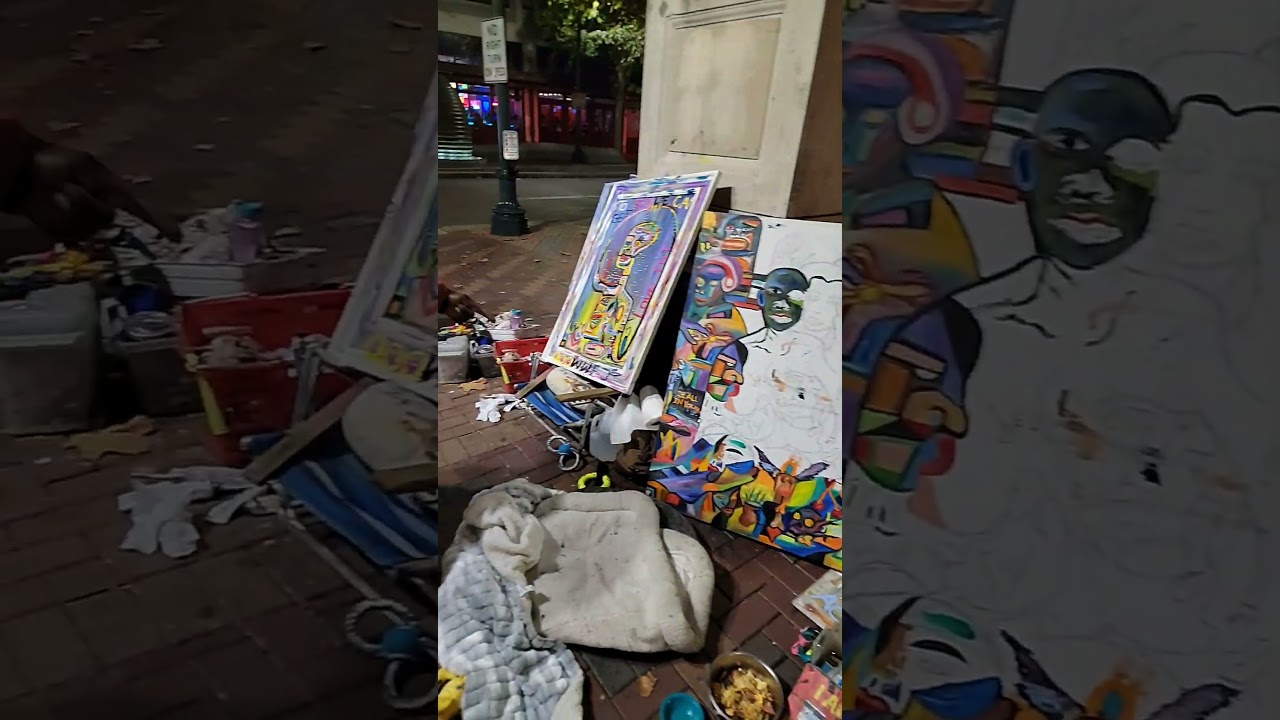 Downtown Houston Texas artists