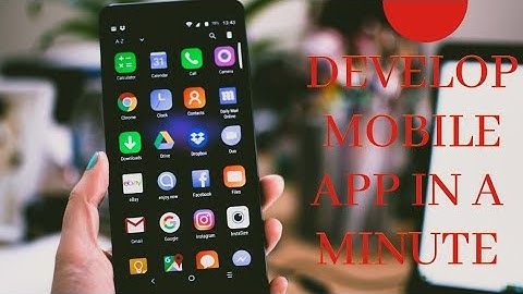 Develop Mobile App  Within Minutes With | ZAPABLE|