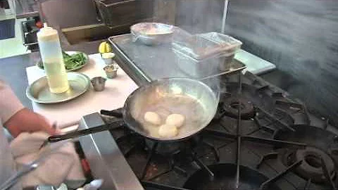 Chef Phil creates Scallops Florentine