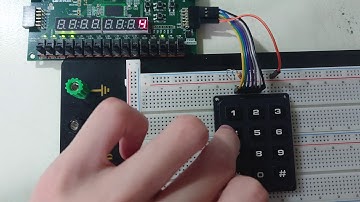 Digital Lab Numeric Keypad + 7-segment display FPGA
