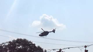 Boston Medflight taking off from LZ in Waltham