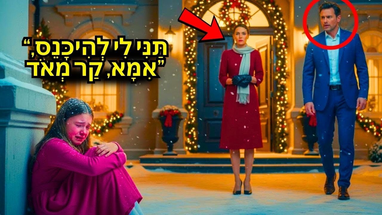 בתו של המיליונר גורשה מהבית על ידי האם החורגת בערב חג המולד, כשאביה הגיע...