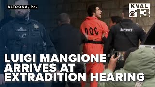 Luigi Mangione, suspected killer of UnitedHealthcare CEO shouts before entering court