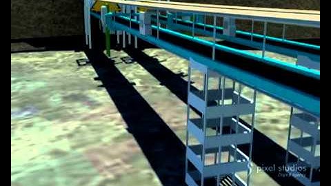 Coal Processing Plant - 3D Visualization