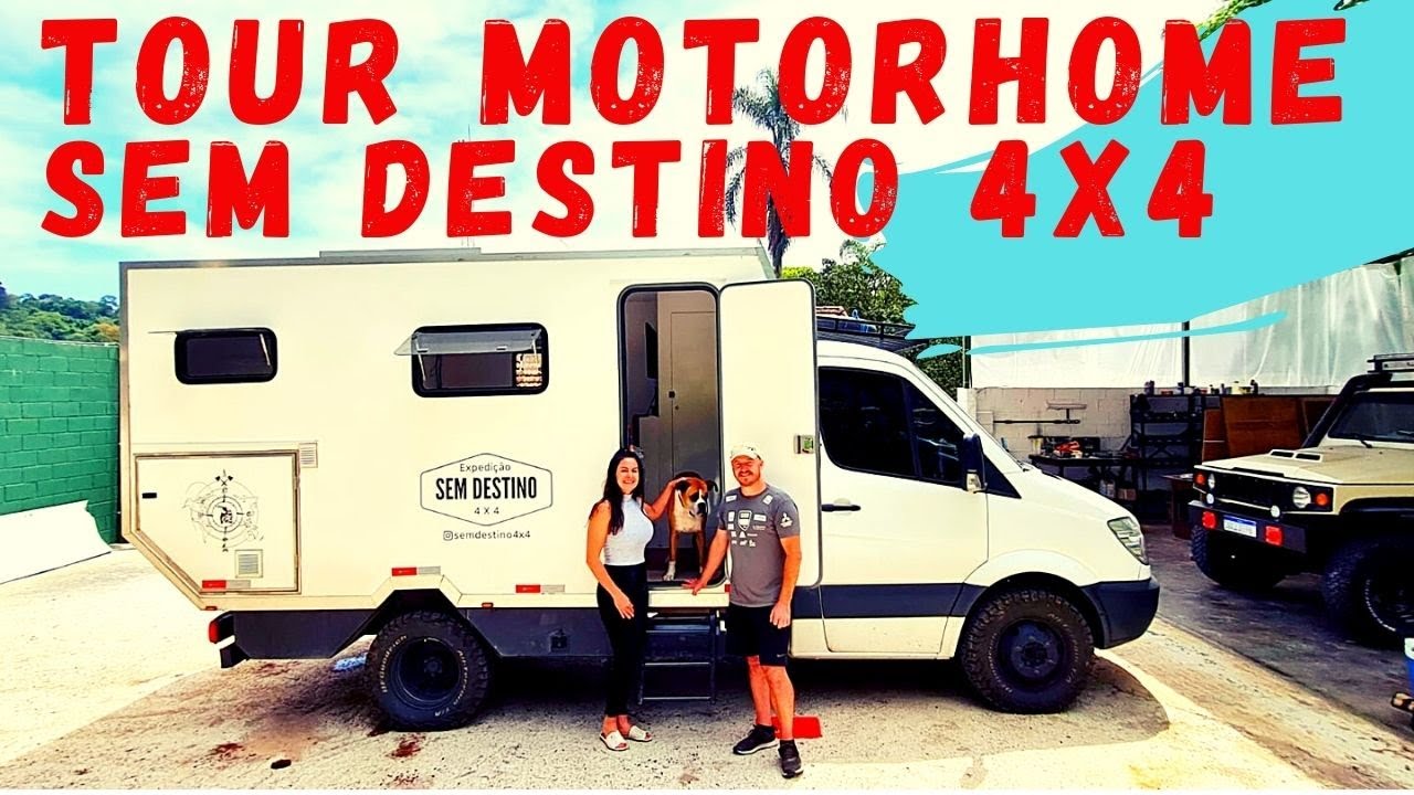TOUR MOTORHOME SEM DESTINO 4X4 | MOTORHOME ALASKA | URSO NA ESTRADA | MOTORHOME 4X4 | CAMPER 4X4