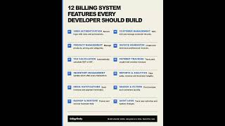 12 Billing System Features Every Developer Should Build 🧾 #SoftwareDevelopment #Shorts