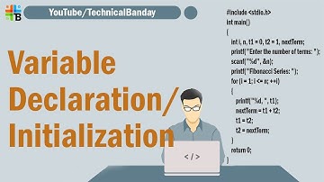 Variable Declaration and Initialization in C Language | C Programming Lectures [Hindi/Urdu]