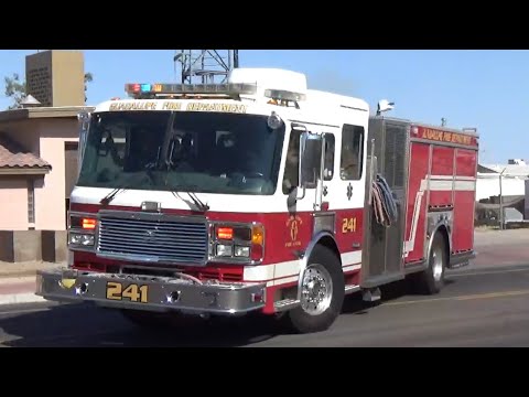 Guadalupe Fire Dept. Reserve Engine 241 Responding - YouTube