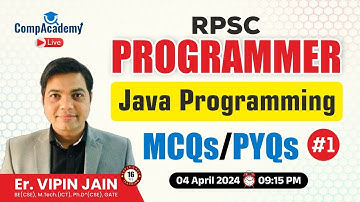 Java MCQS PYQS 1 | RPSC PROGRAMMER JAVA CLASSES | RPSC PROGRAMMER VACANCY IN RAJASTHAN | CompAcademy