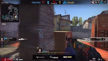 Kioshima 3HP 1v3 clutch | ELEAGUE CS:GO Invitational 2019