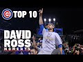 Top 10 David Ross Moments as a Cub | Game 7 Home Run, Becoming Manager & More