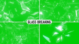 glass breaking green screen || glass break green screen || glass broken green screen || HD Video