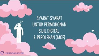 SYARAT-SYARAT PERMOHONAN SIJIL DIGITAL EPEROLEHAN (MOF) screenshot 3