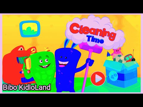Chomping Monster Learns To Clean With Bibo KidloLand 
