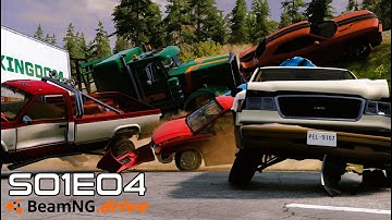 BeamNG Drive: Seconds From Disaster (+Sound Effects) - S01E04