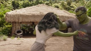 She-Hulk (2022) - Hulk vs She-Hulk fight scene