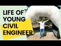 Life of young civil engineer in construction  civil engineer machan