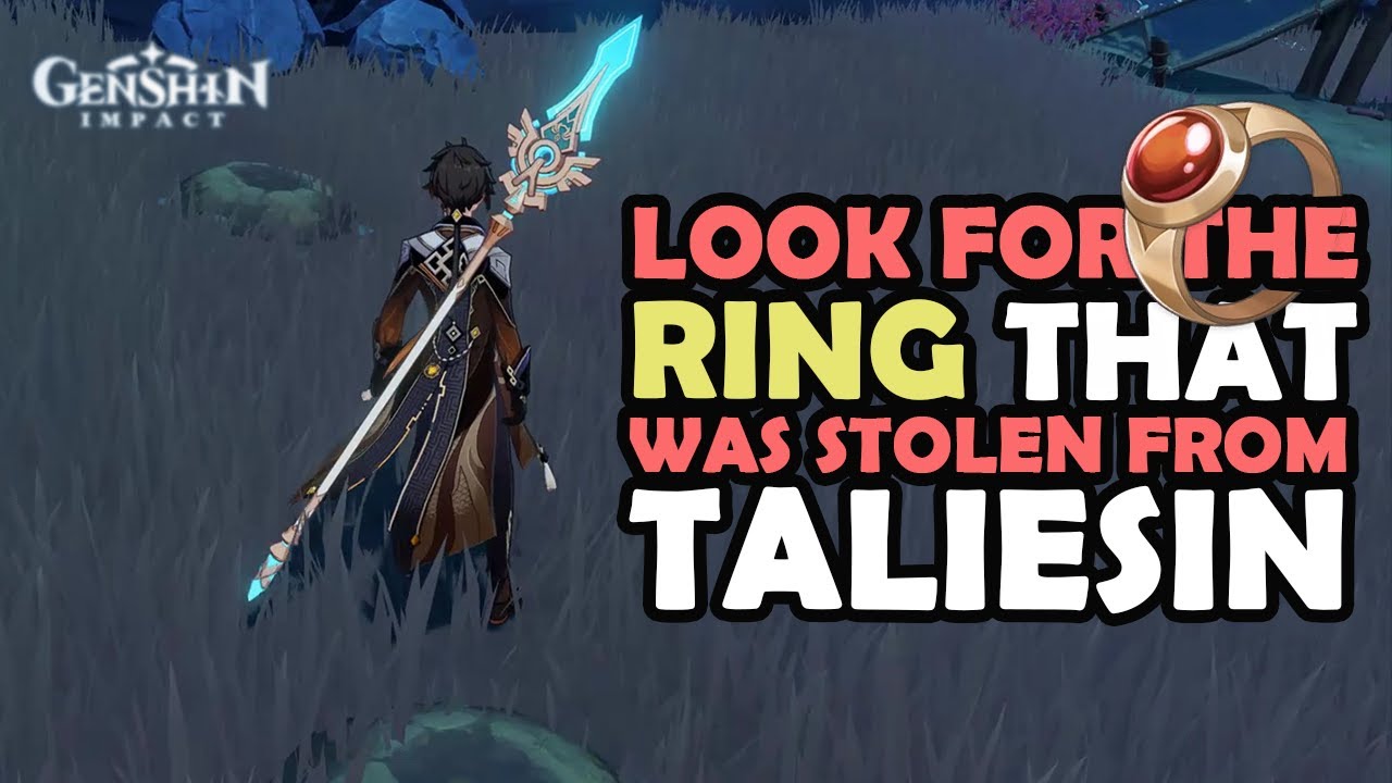 Look For THE RING That Was Stolen From Taliesin | NEW EASY Genshin
