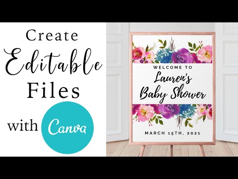How To Create Editable Digital Products To Sell On Etsy for Passive Income Using Canva