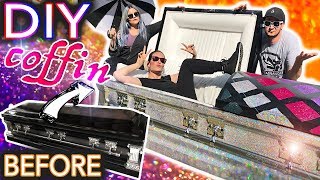 I Made My Own Holo Glitter Coffin ft.Threadbanger (dying to get inside)