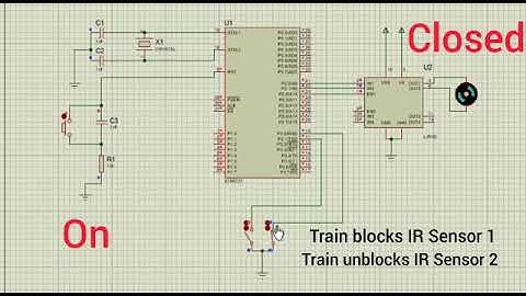 Simulation of Automatic Railway Crossing Gate Control
