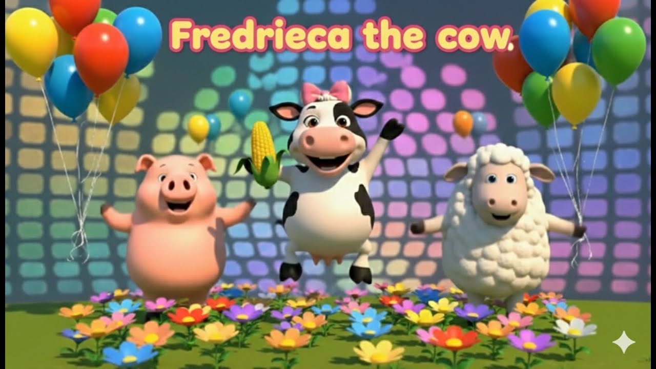 🐮 You Won't Believe How This Cow Dances! 🎶 Funny Farm Party for Kids | Jungle ABC