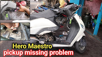 Hero maestro || pick-up missing problem || Starting problem..