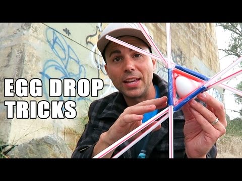 ⁣1st place Egg Drop: using SCIENCE