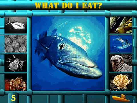 Undersea Adventure (Windows Version) Kid's Activities Walkthrough Part 3 (What Do I Eat?)