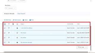 NBCC Faculty Tip Of The Week : Viewing All Of A Students Discussion Posts in Brightspace