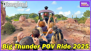 Big Thunder Mountain Railroad Full POV Ride at Disneyland w/Queue - 4K 2025 (CA)