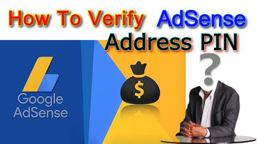 How To Verify Google Adsense Pin Verification || Address Verification Process (PIN) For AdSense