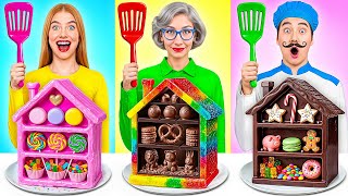 Ich vs Oma: Schokolade Essen Challenge | Lustige Momente von Super Hyper DO