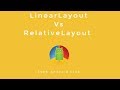 2 tutoriel android  linear vs relativelayout