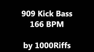 909 Kick Bass Drum : 166 BPM - Beats Per Minute