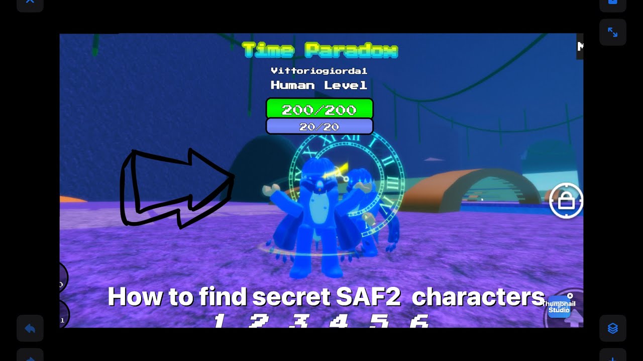 How to find saf2 secret characters